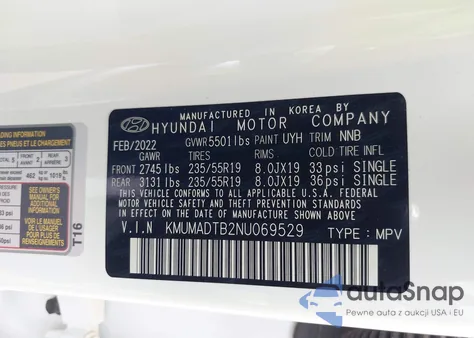 2022 Genesis Gv70 2.5T Awd from USA, damaged, VIN KMUMADTB2NU069529